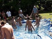 There is nothing like a nice summer time splash, especially when the pool is man made and ghetto rigged as fuck groupsex gangbang org