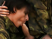 Jose and Micky are rock unsolvable and fully at attention for this military-themed -carat, as first timer Mickey gets his first taste of thick cock fr